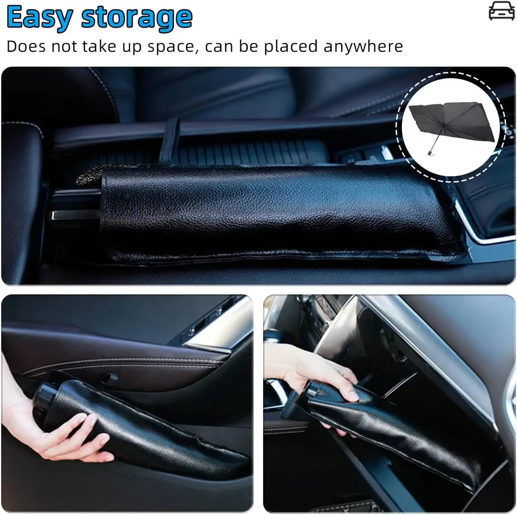 Vellora Foldable Car Sunshade Umbrella