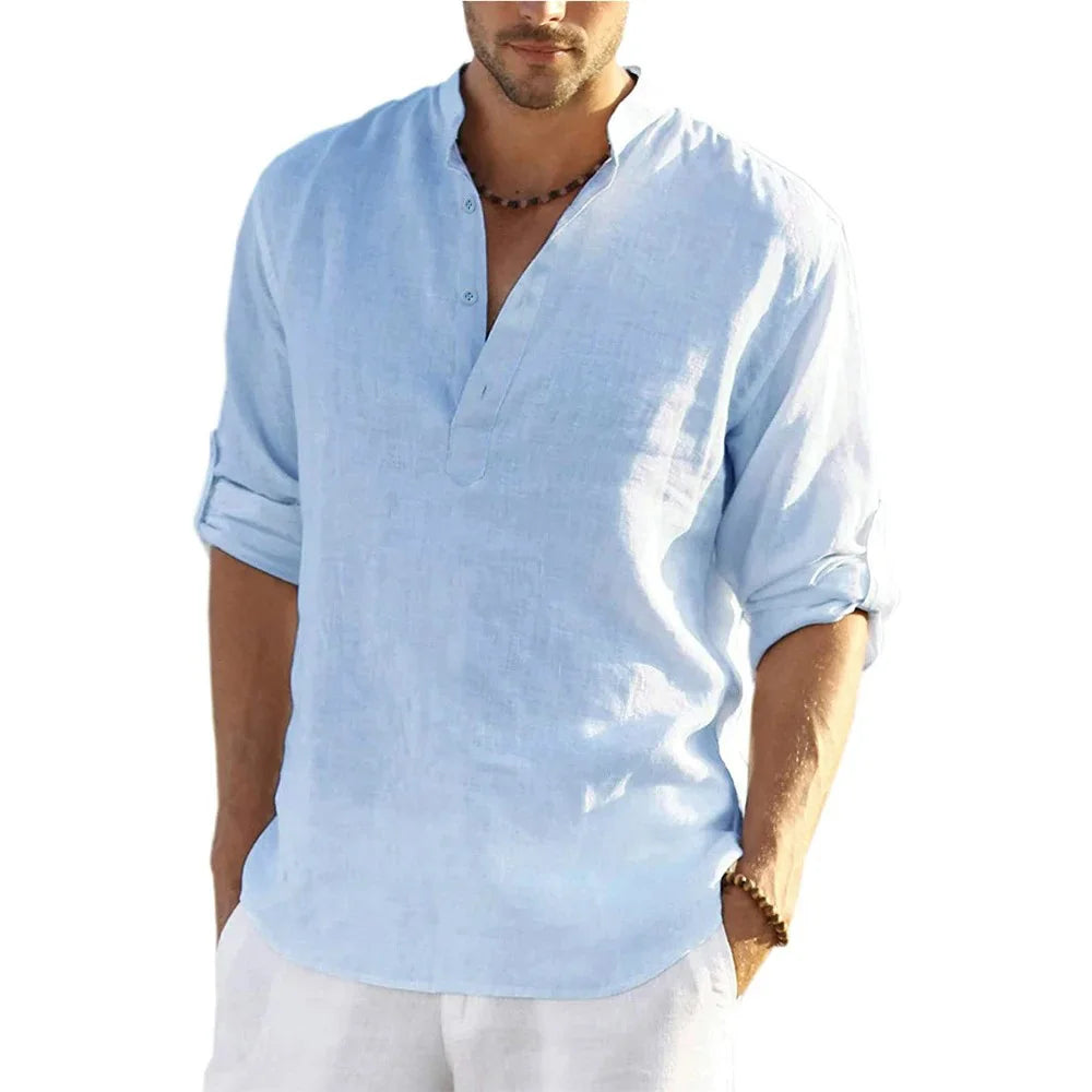 Essential  Cotton-Linen Shirt