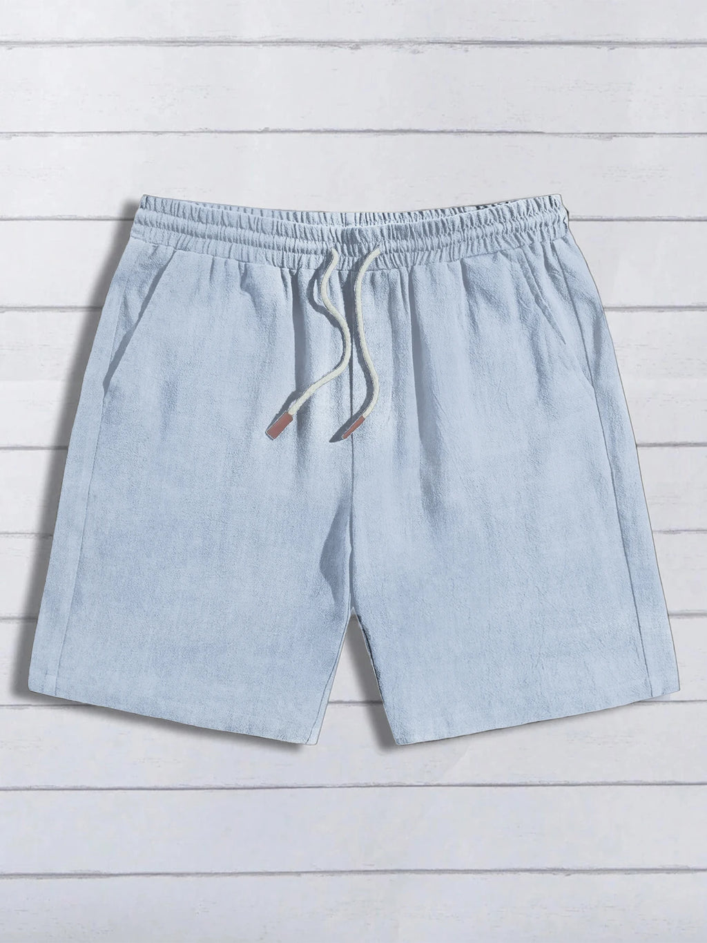 Essentielle Shorts aus Baumwoll-Leinen.