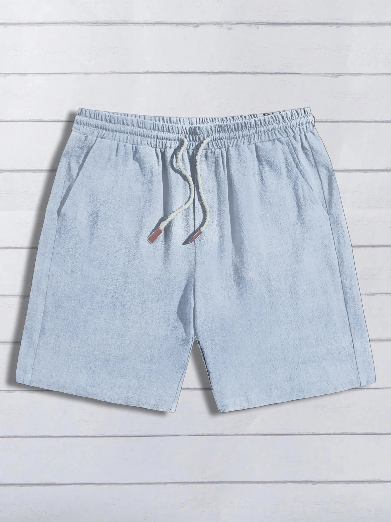 Essentielle Shorts aus Baumwoll-Leinen.