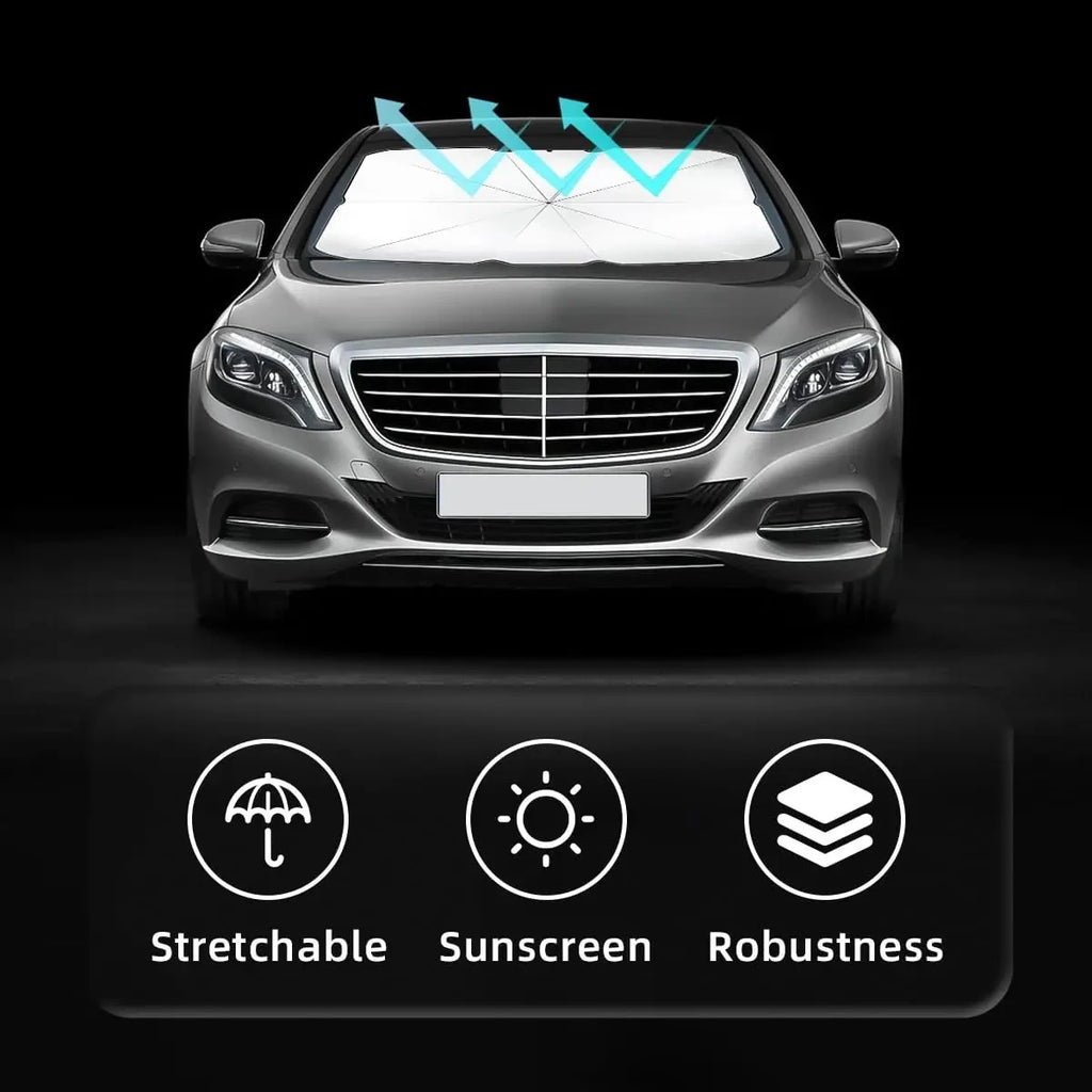 Vellora Foldable Car Sunshade Umbrella