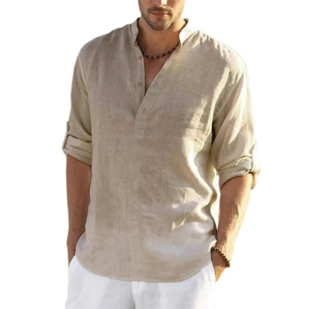Essential  Cotton-Linen Shirt