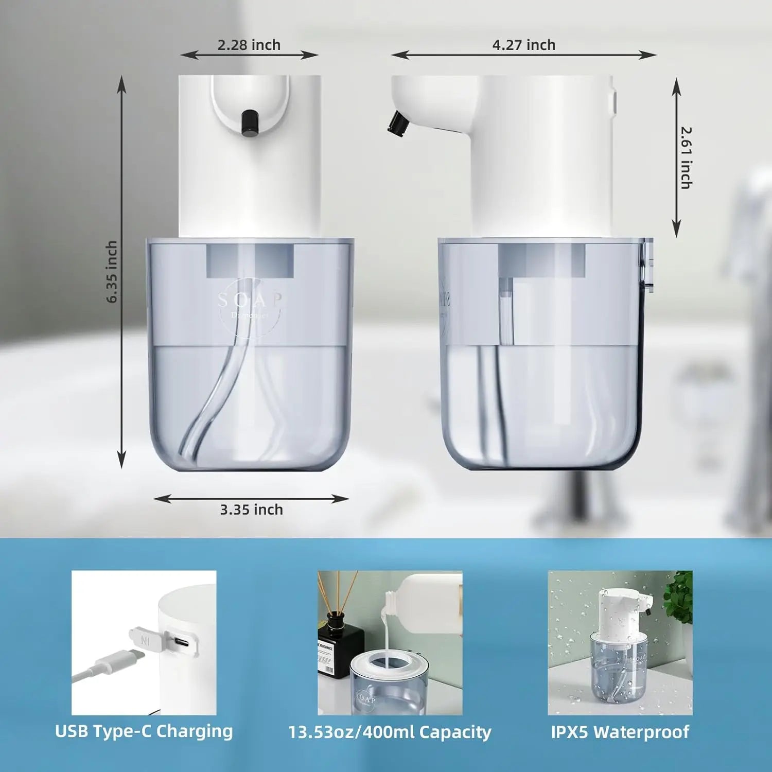 VELLORA Automatic Soap Dispenser