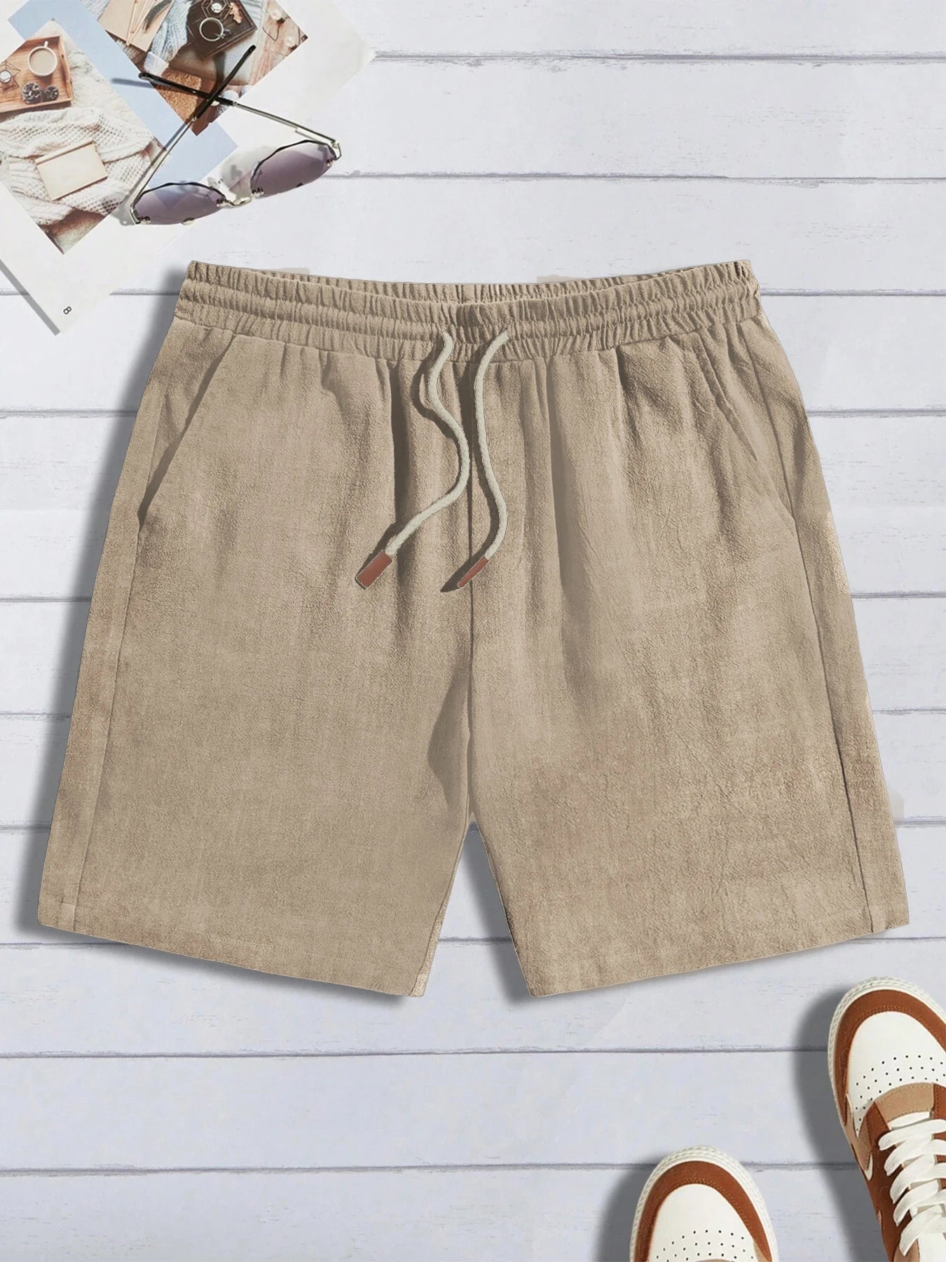 Shorts Essenciais de Linho.